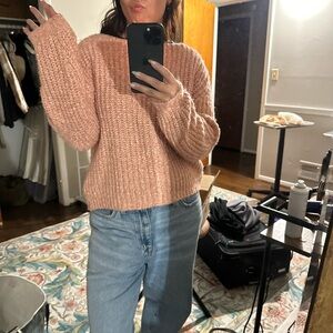 Sezane Adam sweater pink M